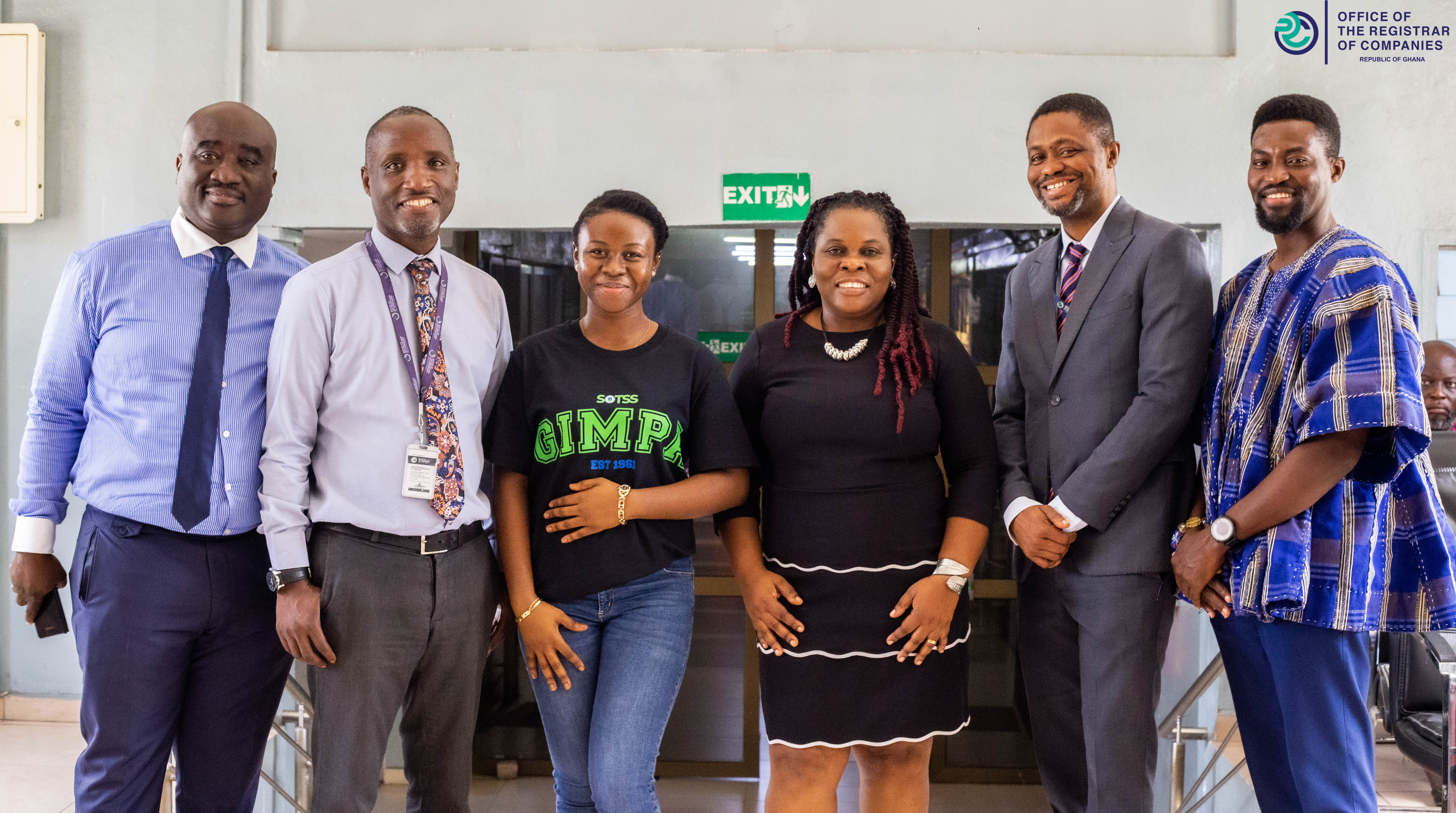 A Delegation From GIMPA&rsquo;s School Of Technology And Social Sciences Visits ORC For Practical Industry Exposure