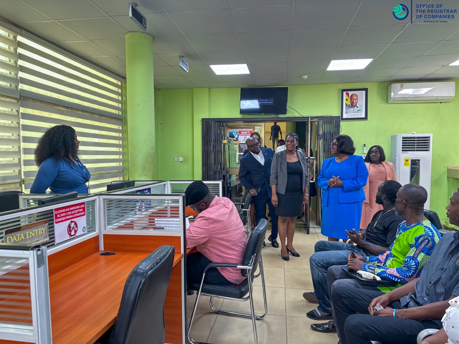 Registrar of Companies (RoC) Pays A Working Visit to Kumasi Zonal Office