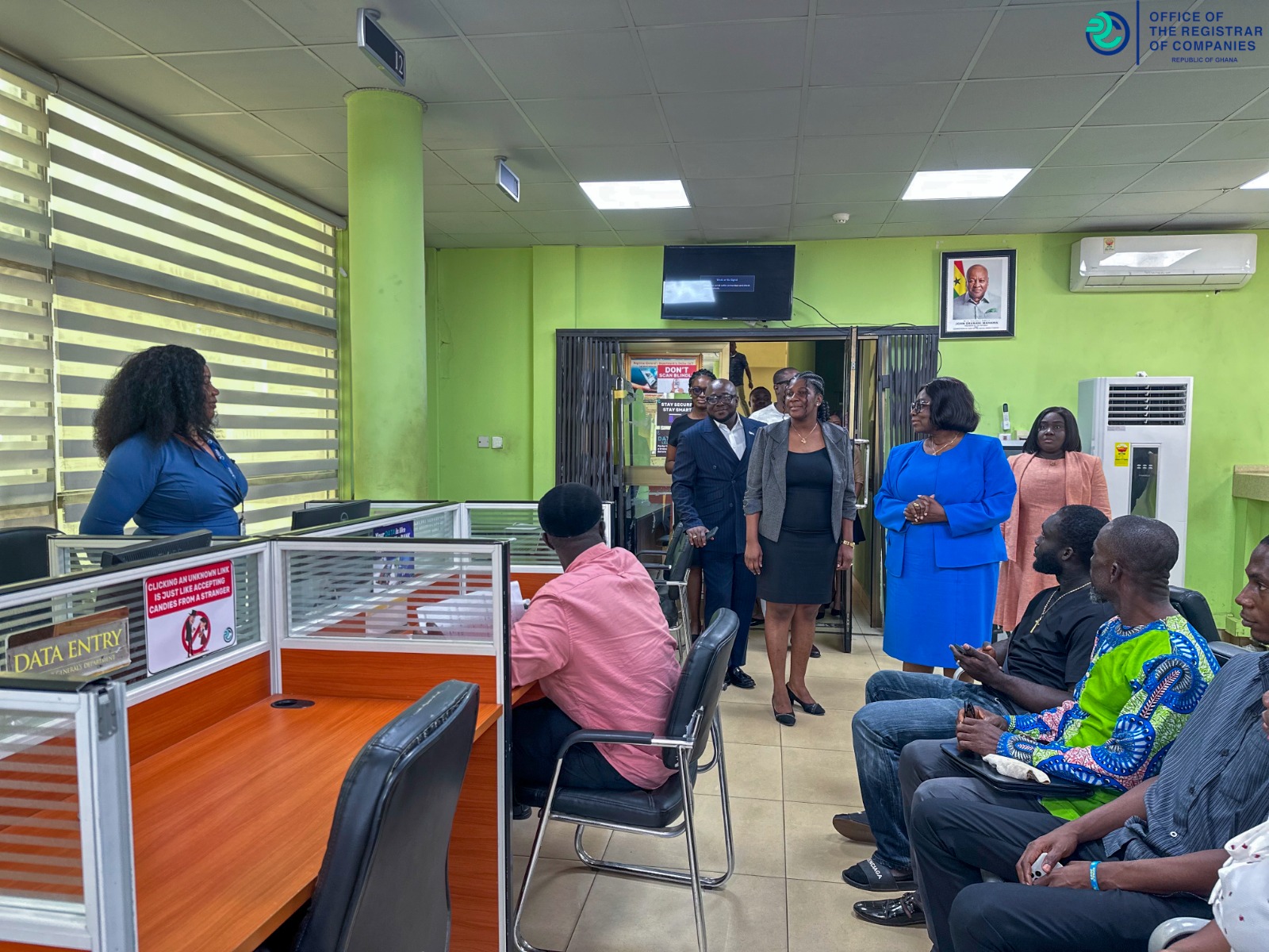 Registrar of Companies (RoC) Pays A Working Visit to Kumasi Zonal Office