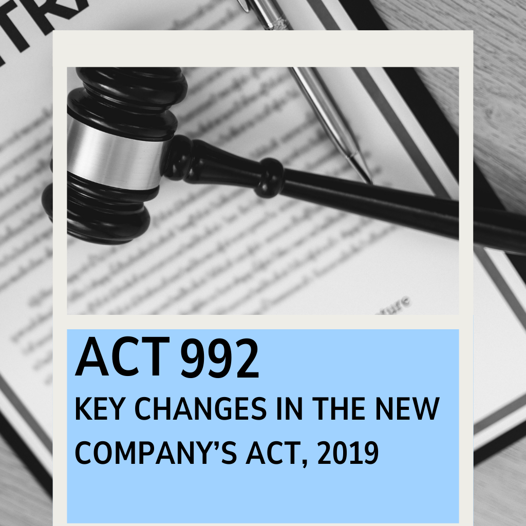 Key Changes in the New Company’s Act, 2019
