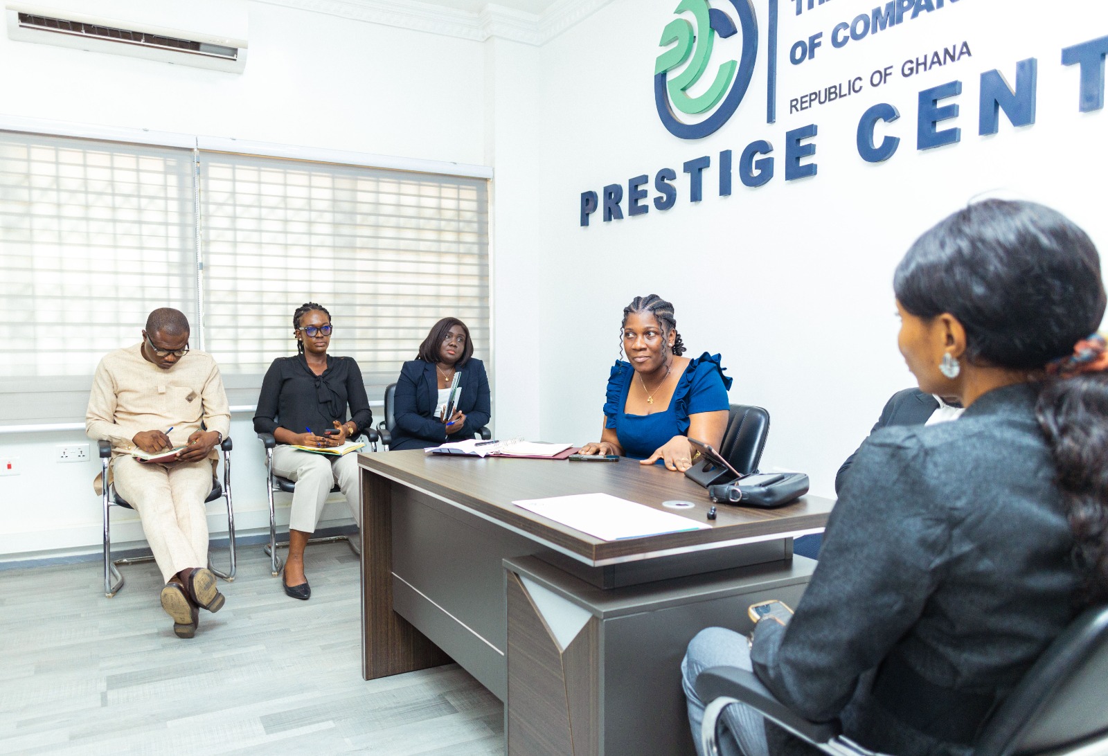 Registrar Of Companies Pays A Working Visit To Sunyani Zonal Office