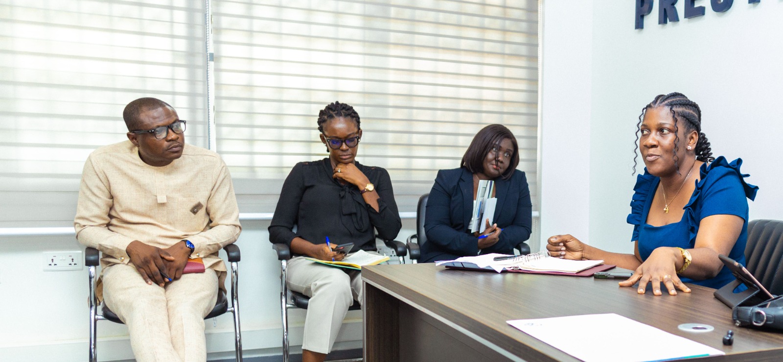Registrar Of Companies Pays A Working Visit To Sunyani Zonal Office