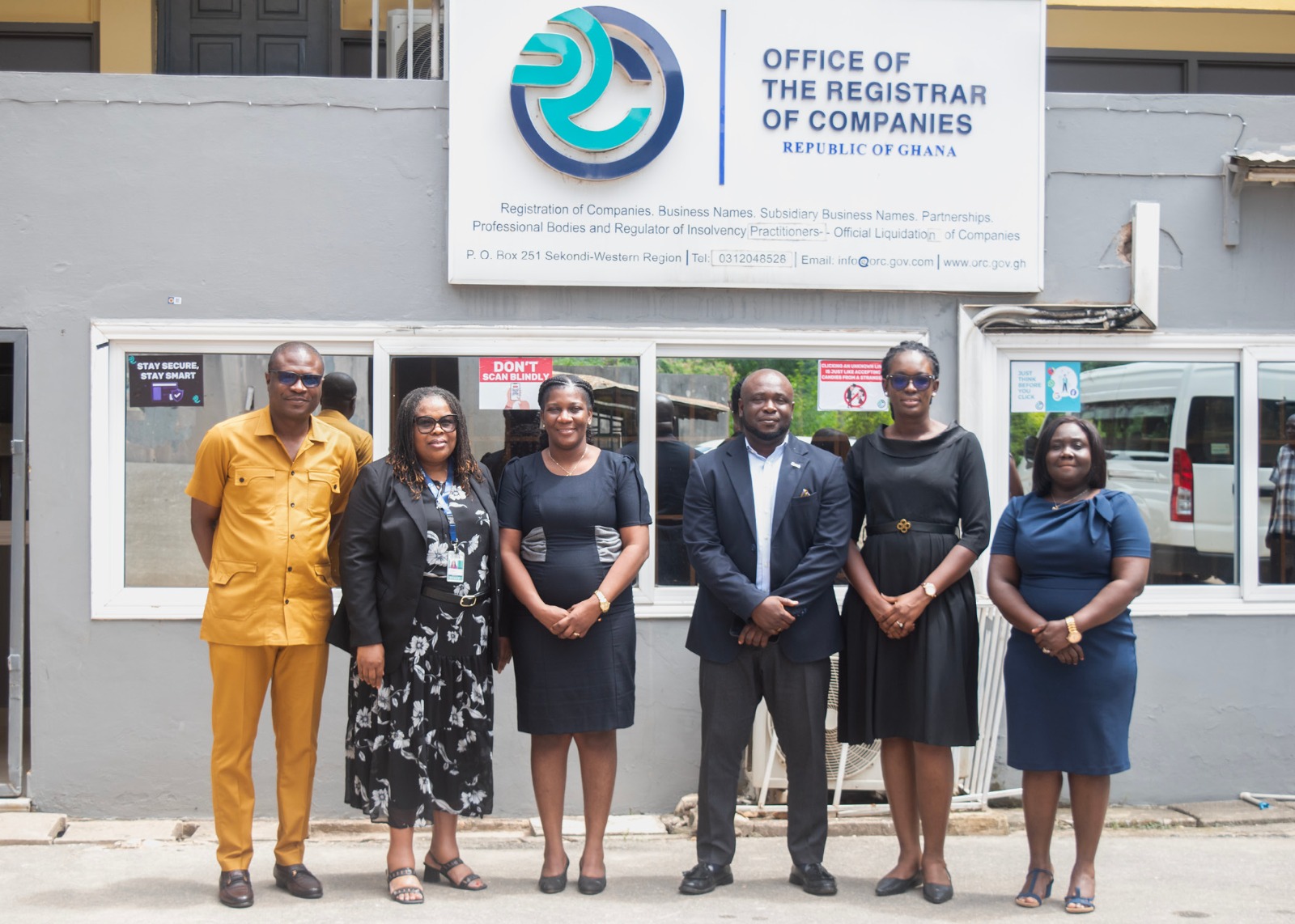 Registrar Of Companies Pays Working Visit To Sekondi-Takoradi Zonal Office