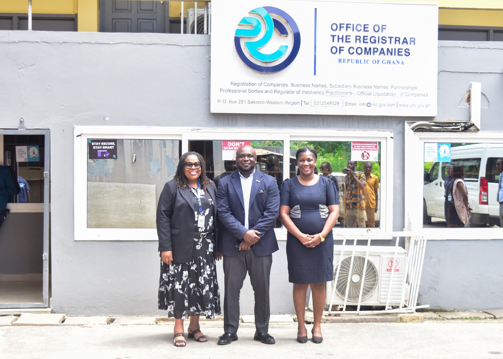 Registrar Of Companies Pays Working Visit To Sekondi-Takoradi Zonal Office