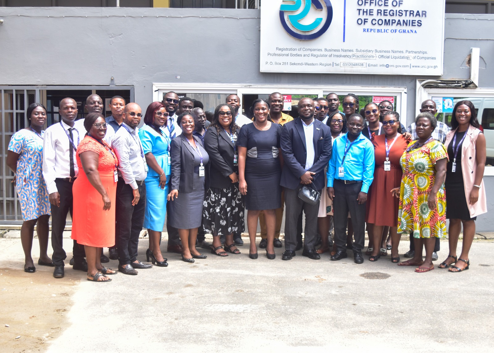 Registrar Of Companies Pays Working Visit To Sekondi-Takoradi Zonal Office