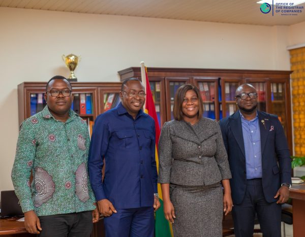 AGI Accra Region Chair Pays A Courtesy Call On Registrar Of Companies