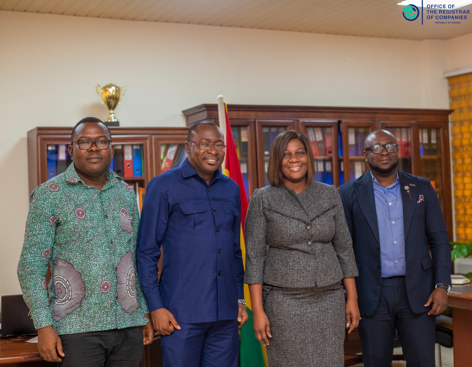 AGI Accra Region Chair Pays A Courtesy Call On Registrar Of Companies