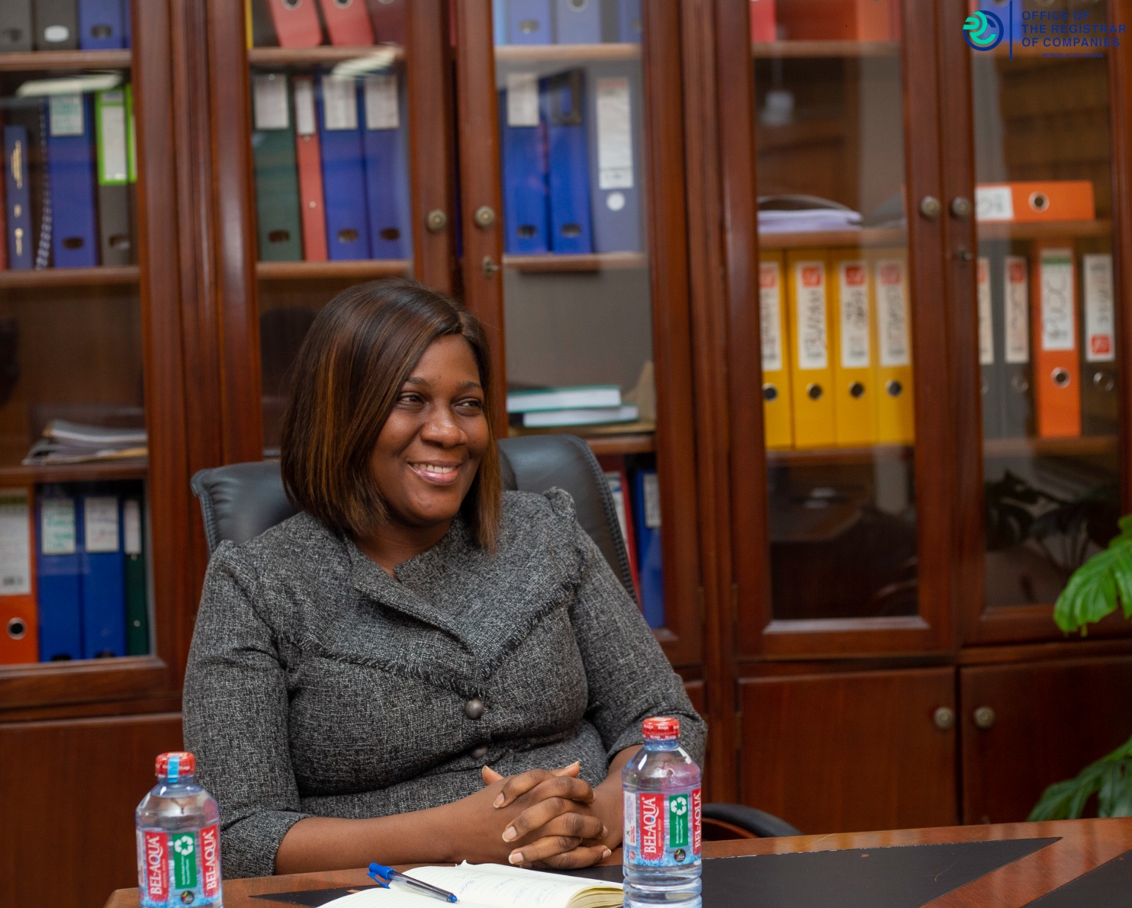 AGI Accra Region Chair Pays A Courtesy Call On Registrar Of Companies