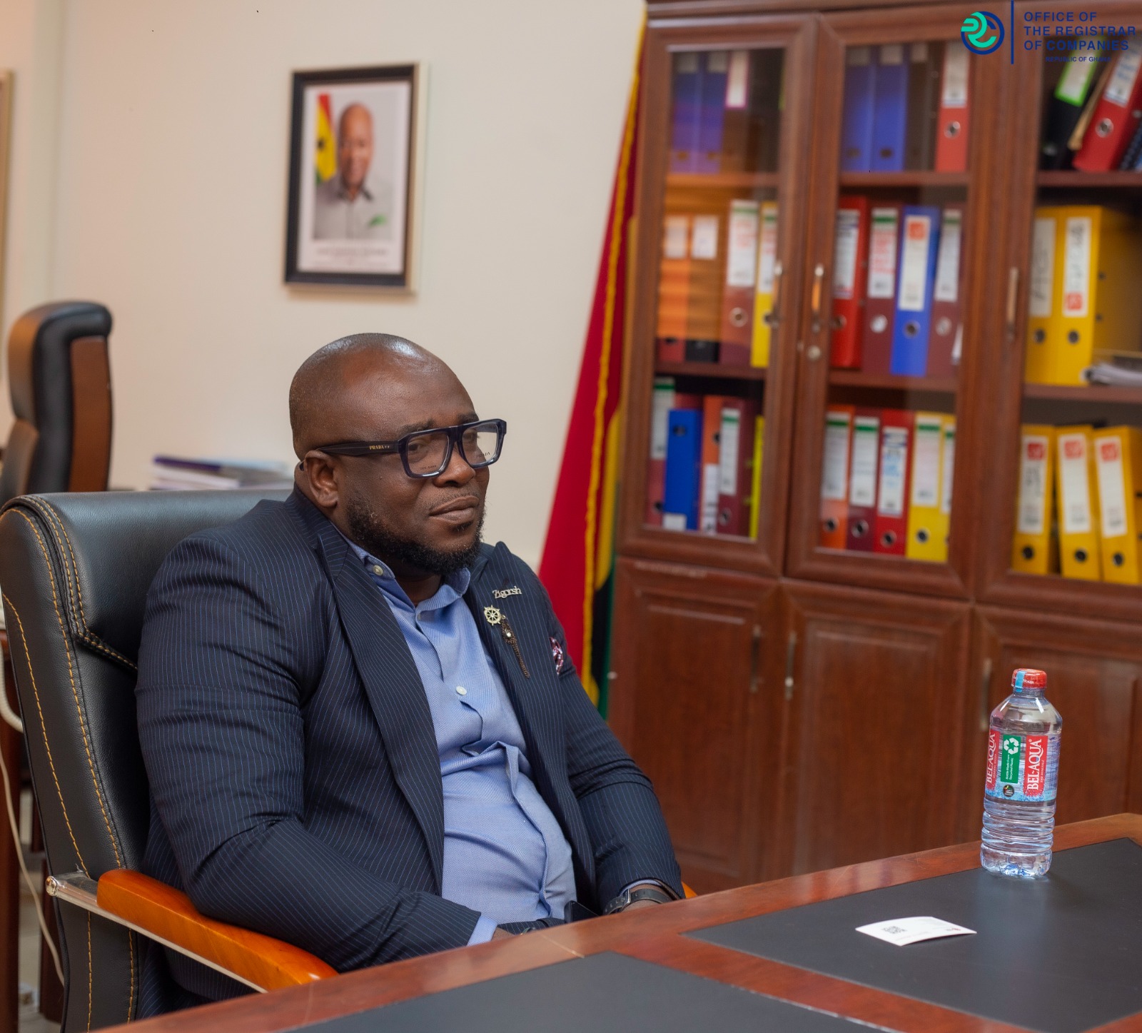 AGI Accra Region Chair Pays A Courtesy Call On Registrar Of Companies