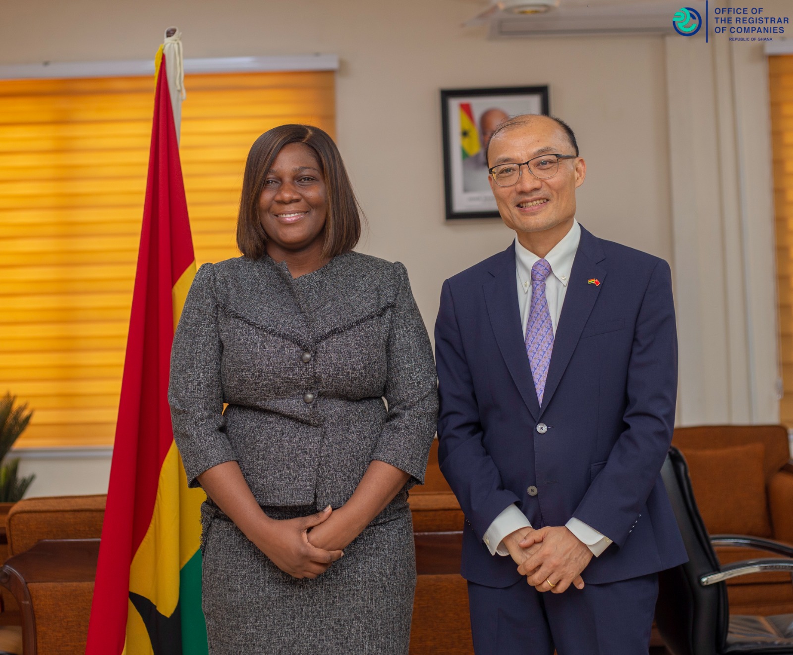 Chinese Ambassador Pays Courtesy Call On Registrar Of Companies