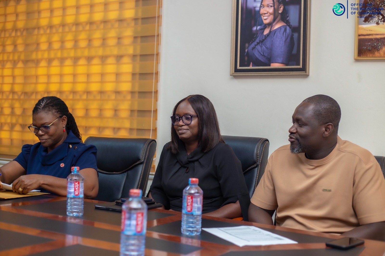 ABSA Bank Delegation Pays Courtesy Call On Registrar Of Companies