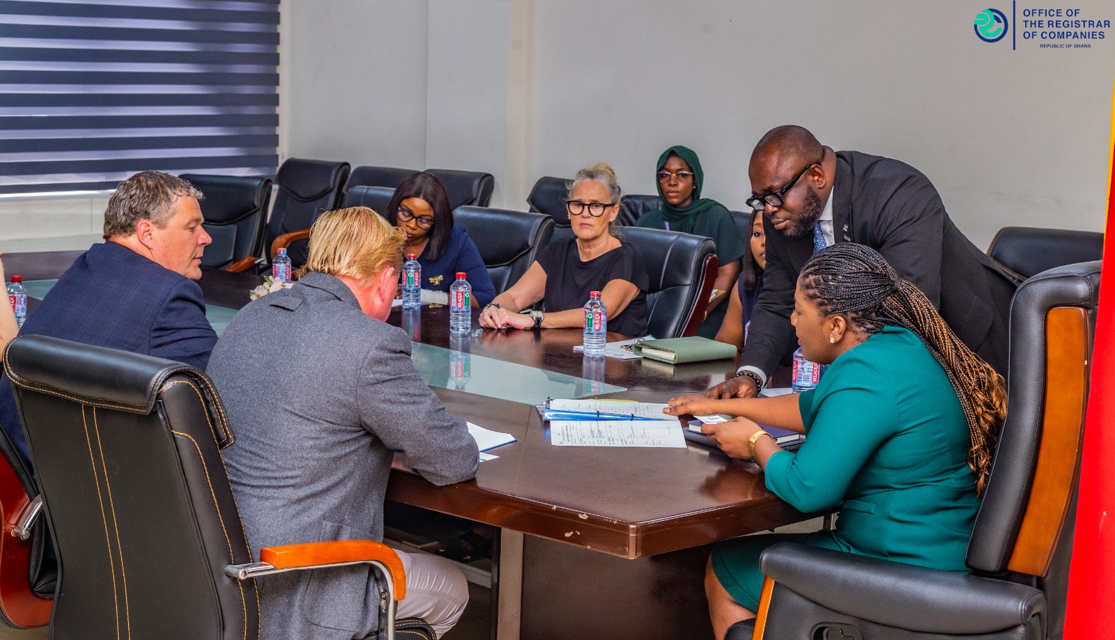 Netherlands Delegation Pays  A Courtesy Call On The Registrar Of Companies