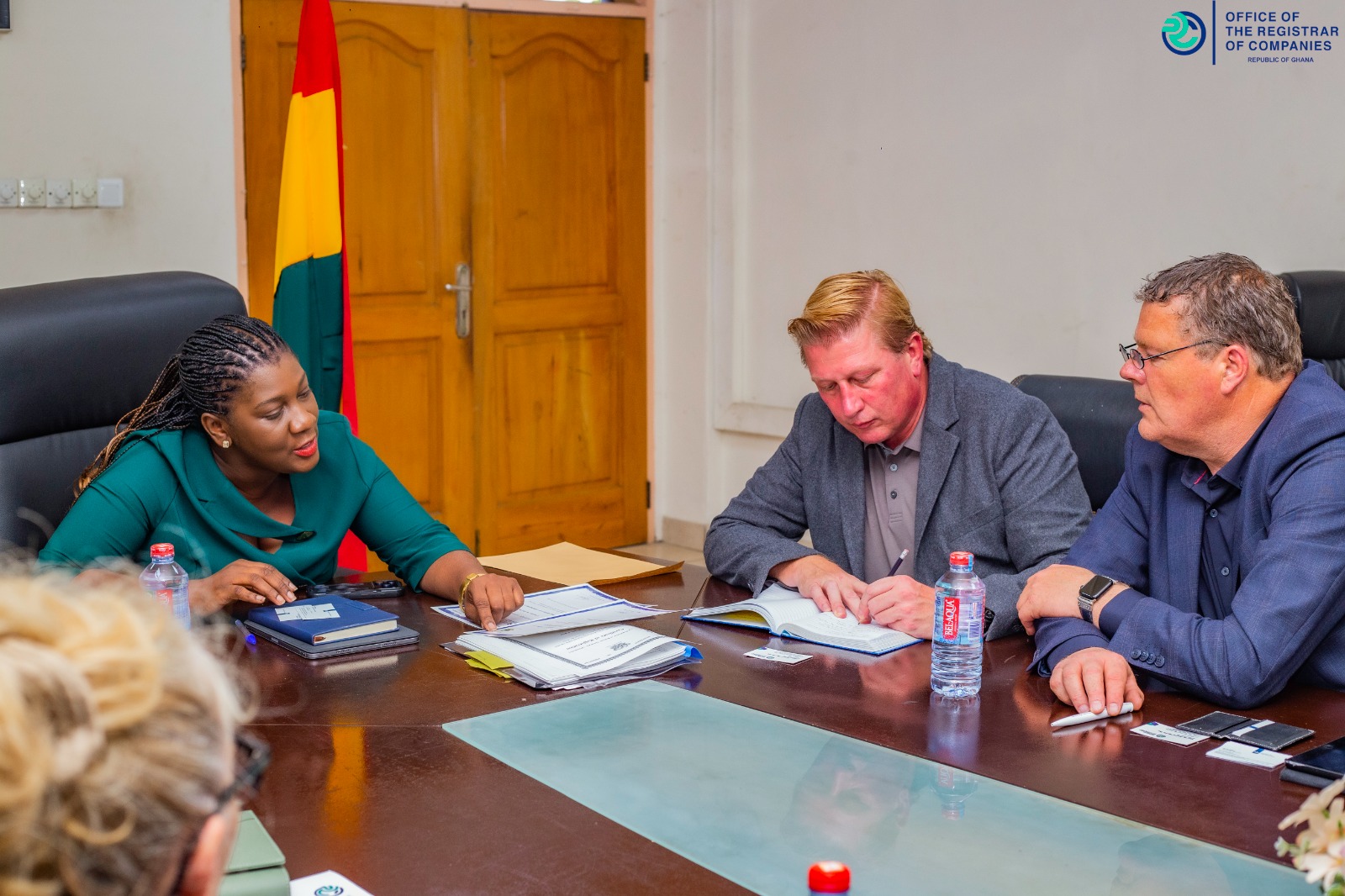Netherlands Delegation Pays  A Courtesy Call On The Registrar Of Companies