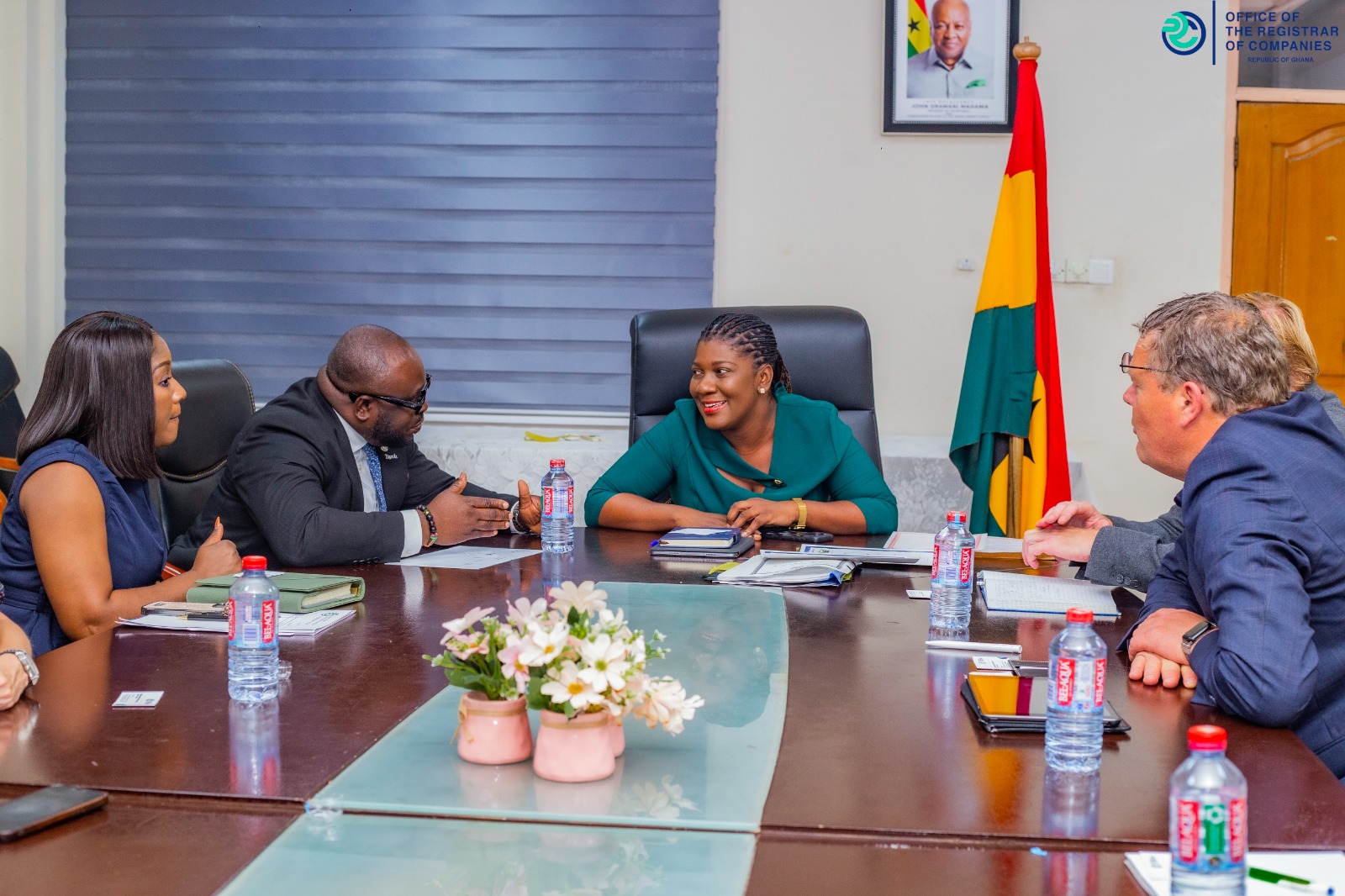 Netherlands Delegation Pays  A Courtesy Call On The Registrar Of Companies