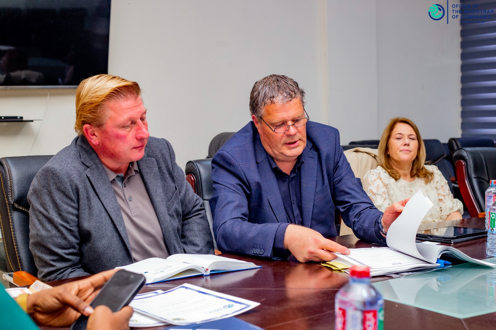 Netherlands Delegation Pays  A Courtesy Call On The Registrar Of Companies