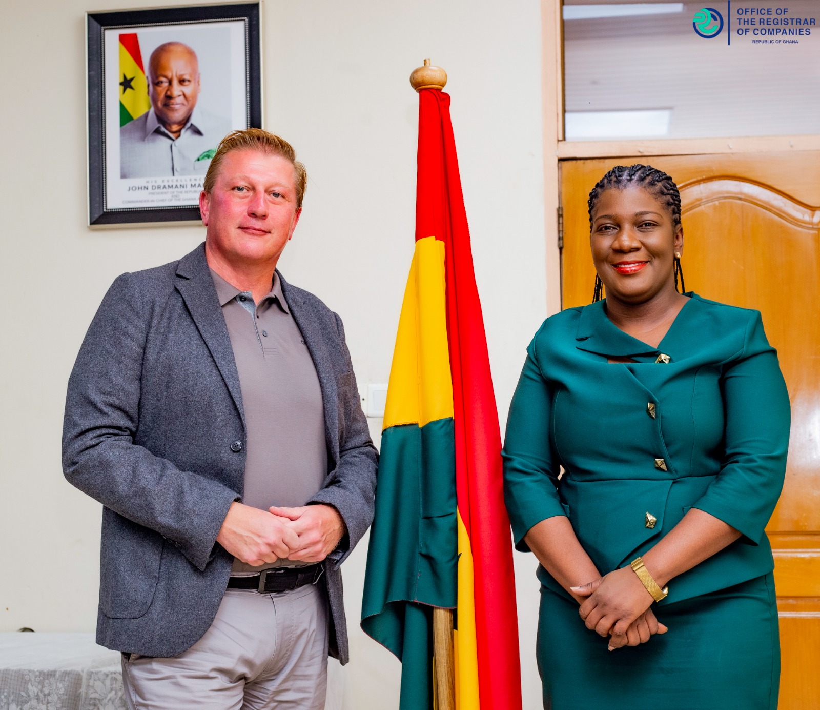 Netherlands Delegation Pays  A Courtesy Call On The Registrar Of Companies