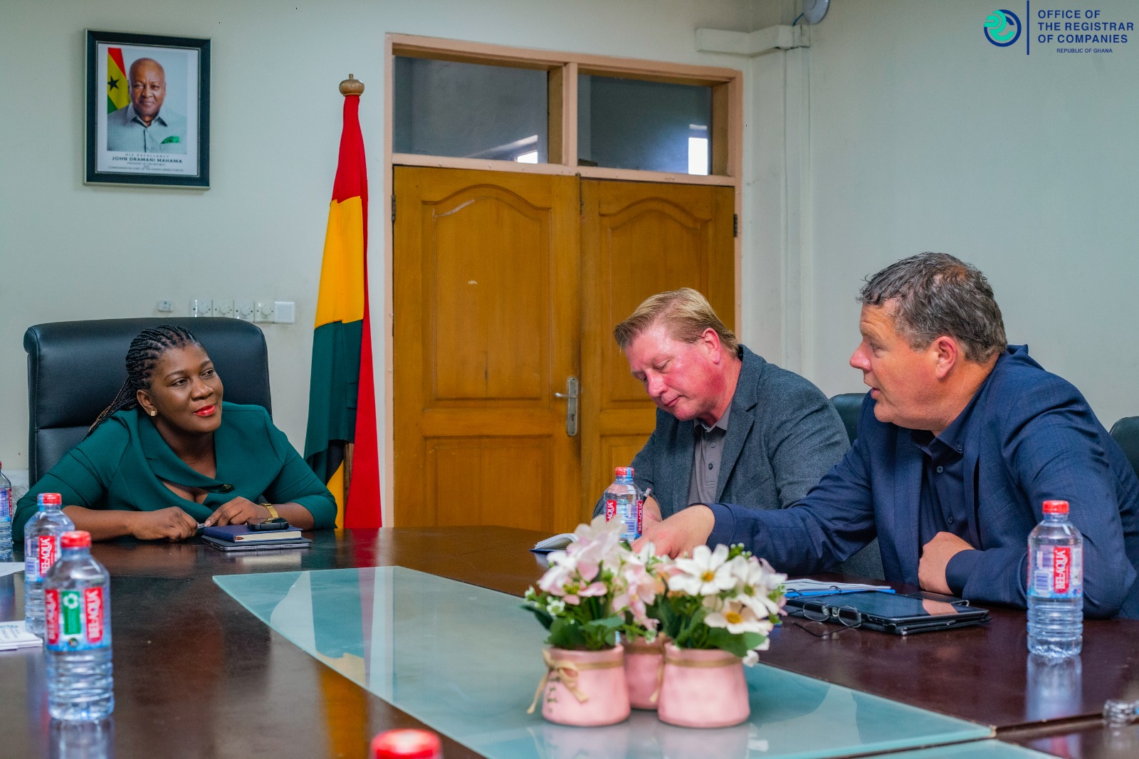 Netherlands Delegation Pays  A Courtesy Call On The Registrar Of Companies