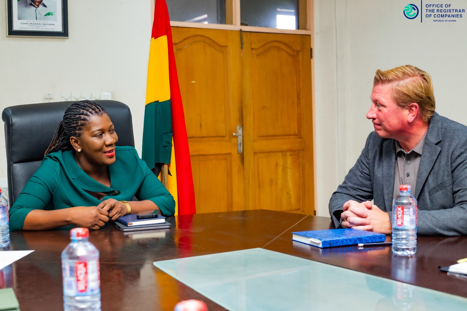 Netherlands Delegation Pays  A Courtesy Call On The Registrar Of Companies