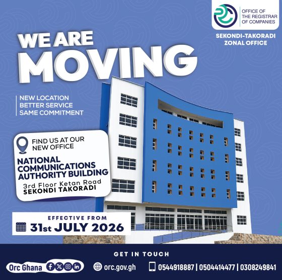 Orc Relocates Sekondi-Takoradi Zonal Office To The National Communications Authority Building